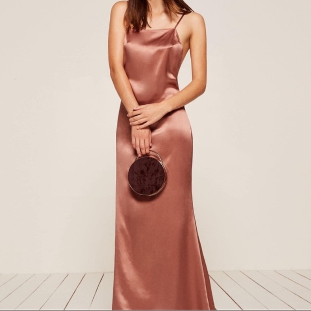 NWT Reformation Rosie Dress in Praline
